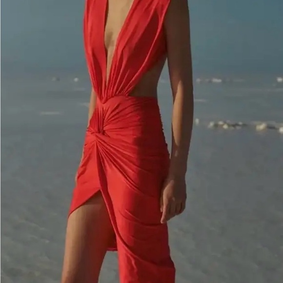 Baobab Kena stretch jersey midi dress Size Small - Picture 6 of 10